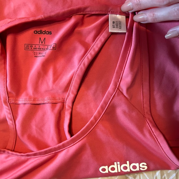 Adidas Pink Racerback Tank Top - Picture 6 of 7